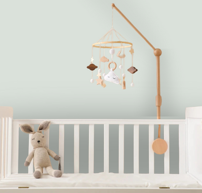 Little Nest Wooden Cot Mobile